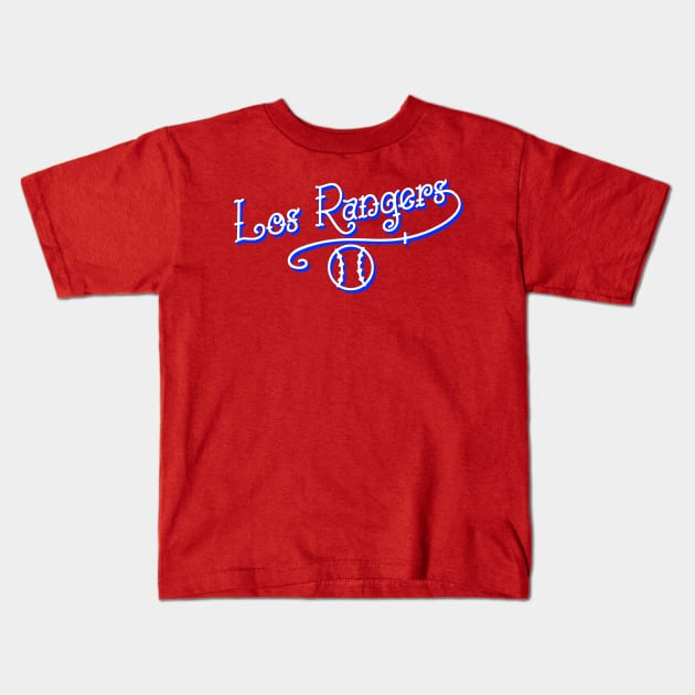 Los Rangers Tattoo Kids T-Shirt by Throwzack